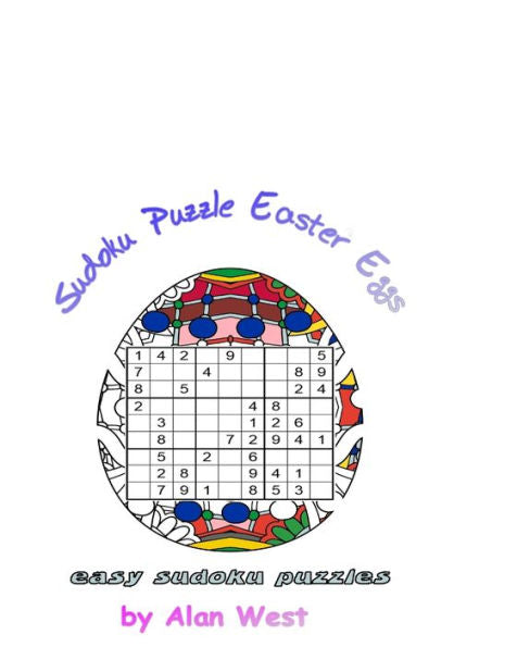 Puzzle Easter Eggs: Coloring For Relax And Experienced Solver