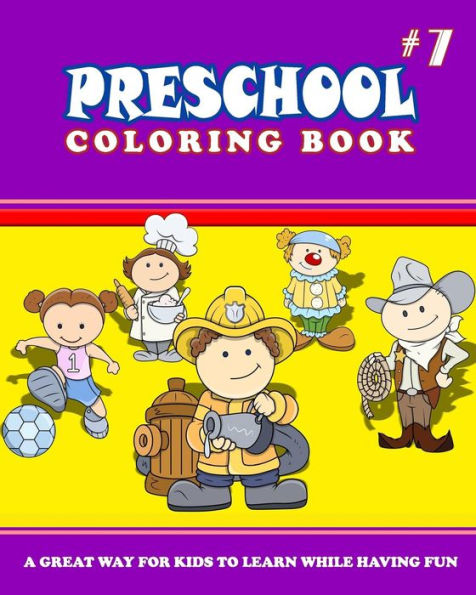 Preschool Coloring Book - Vol.7: Preschool Activity Books