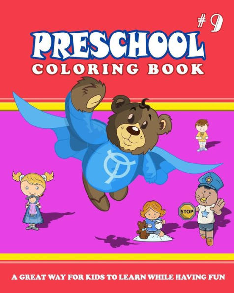 Preschool Coloring Book - Vol.9: Preschool Activity Books