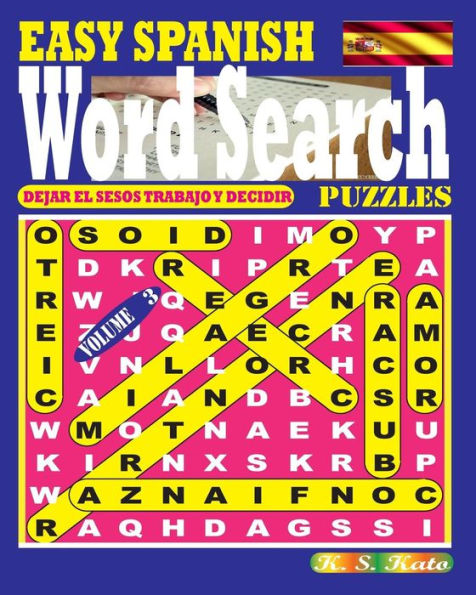 Easy Spanish Word Search Puzzles. Vol.3 (Spanish Edition)