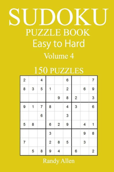 150 Easy To Hard Sudoku Puzzle Book - 9781546367109