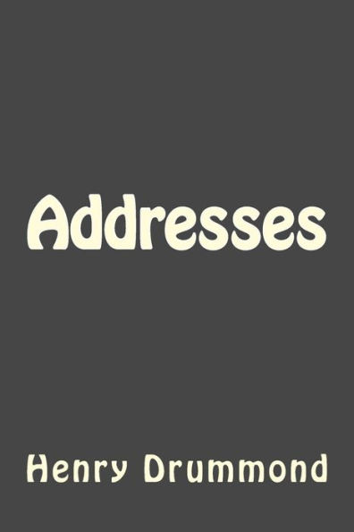 Addresses - 9781546682196