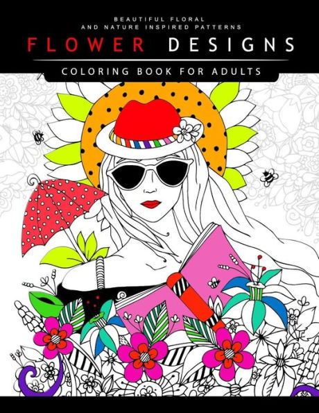 Flower Designs Coloring Books For Adults