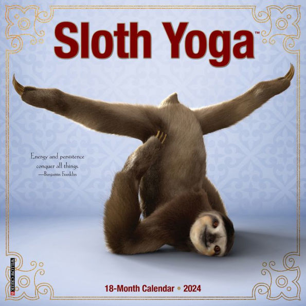 Sloth Yoga 2024 Calendar