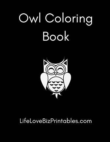 Owl Coloring Book (Paperback)