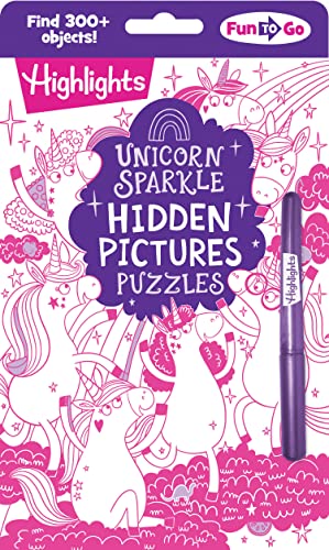 Unicorn Sparkle Hidden Pictures Puzzle