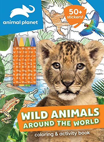 Animal Planet: Wild Animals Around the World Coloring and Activity Book (Coloring Book with Jumbo Crayons)