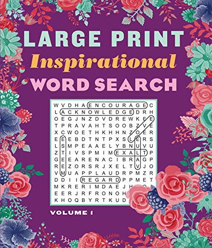 Large Print Inspirational Word Search Volume 1 (Large Print Puzzle Books)