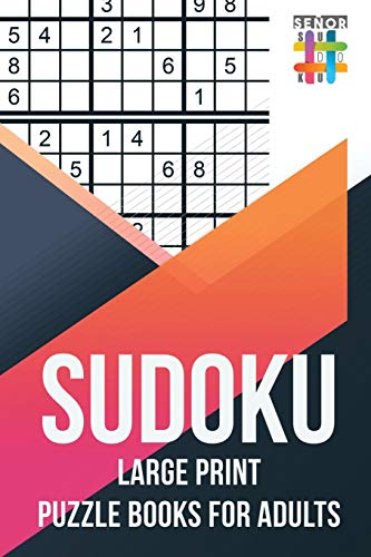 Sudoku Large Print Puzzle Books For Adults