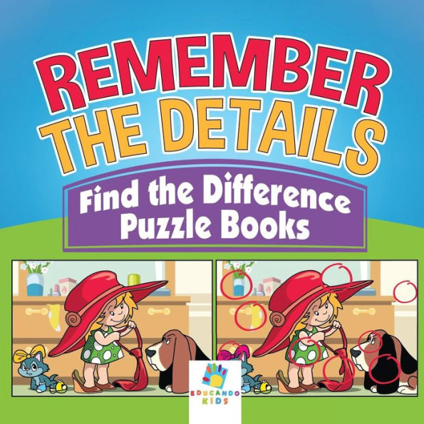 Remember The Details Find The Difference Puzzle Books