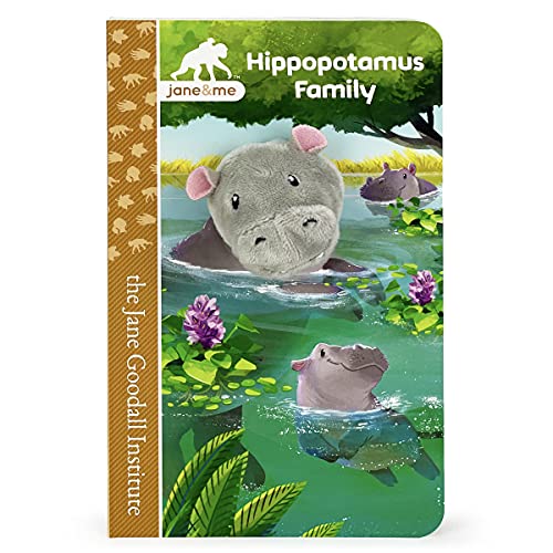 Hippopotamus Family (Jane & Me: Jane Goodall Institute Children's Tall Interactive Finger Puppet Board Book)