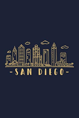 San Diego: San Diego Skyline Inspired Design. City Of California, Sights And History. Travel Cityscape.