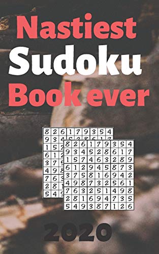 nastiest sudoku book ever: best sudoku puzzle books for adults 5x8 inches 100 total puzzles - 9781650793627