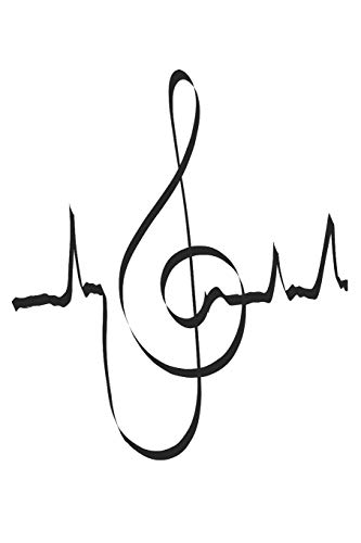 Chiave Battiti Cardiaci Della Chiave Musicale: Libro Di Musica, Note, Quaderno, Blocco Note, 120 Pagine, Libro Regalo Souvenir, Adatto Anche Per Compleanno O Natale (Italian Edition)