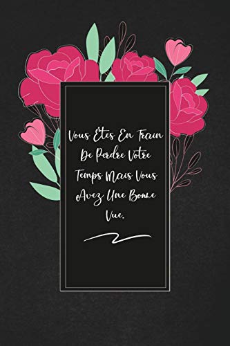 Vous Utes En Train De Perdre Votre Temps Mais Vous Avez Une Bonne Vue.: envoyez-le comme cadeau ?? la personne qui vous vient ?? l'esprit, il/elle va l'adorer! (French Edition) - 9781653303861