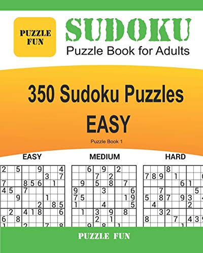 Sudoku Puzzle Book for Adults: 350 Easy Sudoku Puzzles (Book No.) (Paperback)