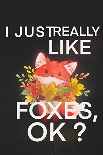 I Just Really Like Foxes Ok: A cool gift to the person that came to your mind right now he might like it. - 9781656105080