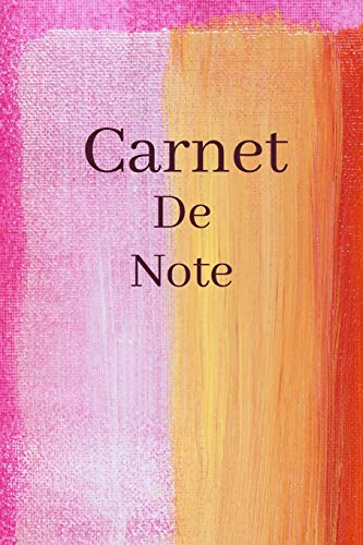 Carnet de Note: Carnet de note parfait pour organiser vos semaines - planificateur - Facile et Pratique - 90 Pages 15 X 22 cm (French Edition)