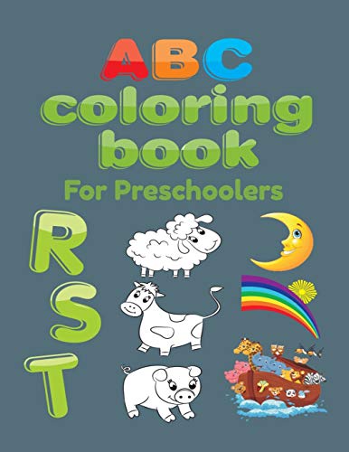 ABC Coloring Book For Preschoolers: Big Preschool Workbook abc coloring book for kids, Ages 3 - 5, Colors, Shapes, Numbers 1-10, Alphabet, Pre-Writing, Pre-Reading, Phonics, - 9781658847438