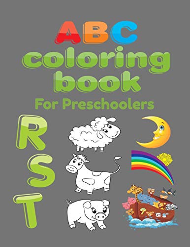 ABC Coloring Book For Preschoolers: Big Preschool Workbook abc coloring book for kids, Ages 3 - 5, Colors, Shapes, Numbers 1-10, Alphabet, Pre-Writing, Pre-Reading, Phonics, - 9781658844840