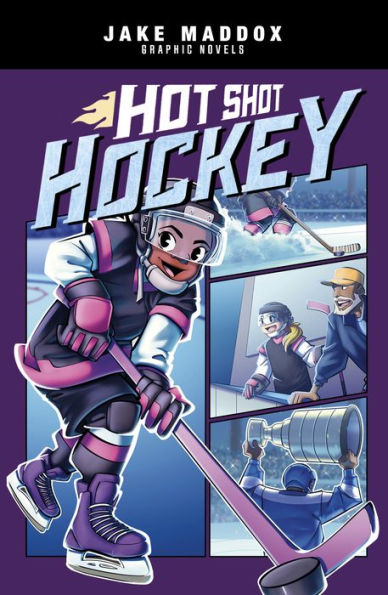 Hot Shot Hockey (Jake Maddox Graphic Novels) - 9781666341355