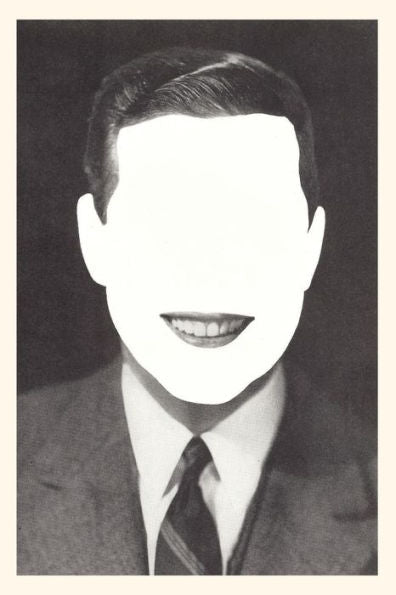 Vintage Journal Eyasless, Noseless Face