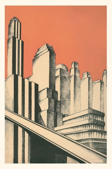 Vintage Journal City Of The Future