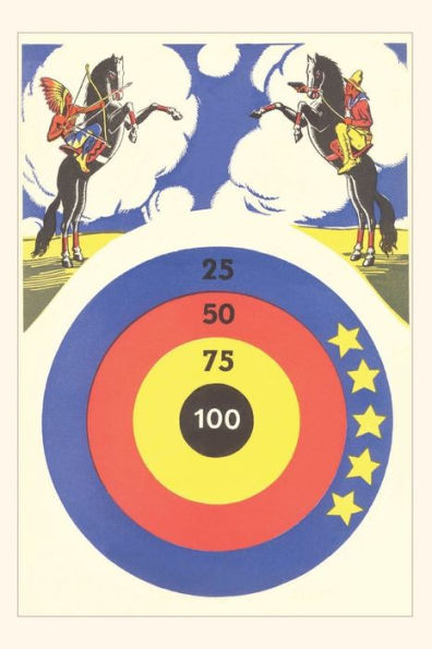 Vintage Journal Cowboy And Indian Target Practice