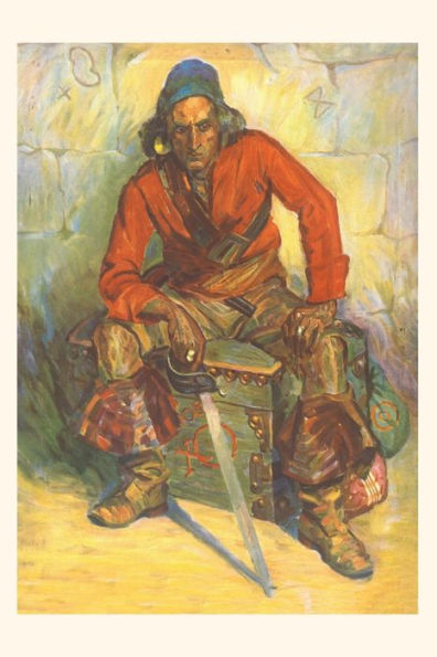 Vintage Journal Pensive Pirate On Chest