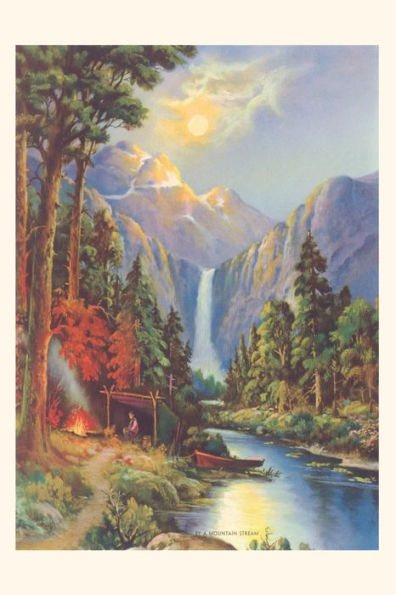 Vintage Journal Camping By A Mountain Stream - 9781669504207