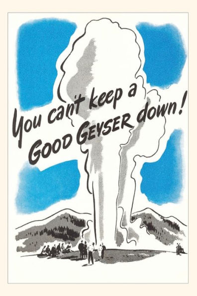 Vintage Journal Poster For Yellowstone Park