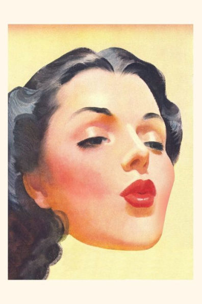 Vintage Journal Red Lips