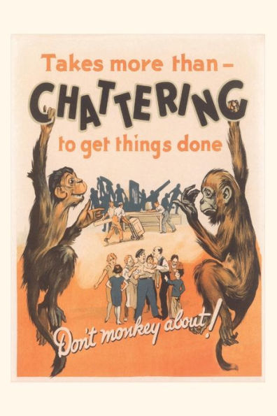 Vintage Journal Don't Monkey About