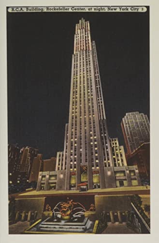 Vintage Journal Rca Building, Rockefeller Center, New York City (Pocket Sized