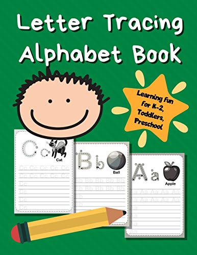 Letter Tracing Alphabet Book: ABC Learning Book for Kids | Toddlers, Preschool, K-2 | Green