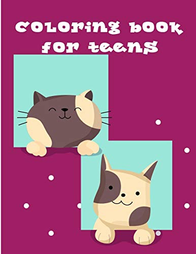Coloring Book For Teens: A Funny Coloring Pages,Christmas Book For Animal Lovers For Kids (Kids Gift Idea)
