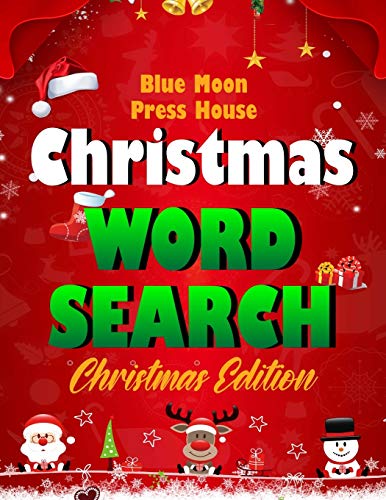 Christmas word search.: Easy Large Print Puzzle Book for Adults , Kids & Everyone for the 25 Days of Christmas.