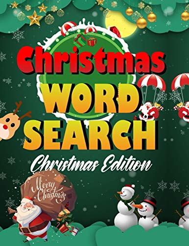Christmas Word Search.: Easy Large Print Puzzle Book For Adults , Kids & Everyone For The 25 Days Of Christmas. - 9781671572720