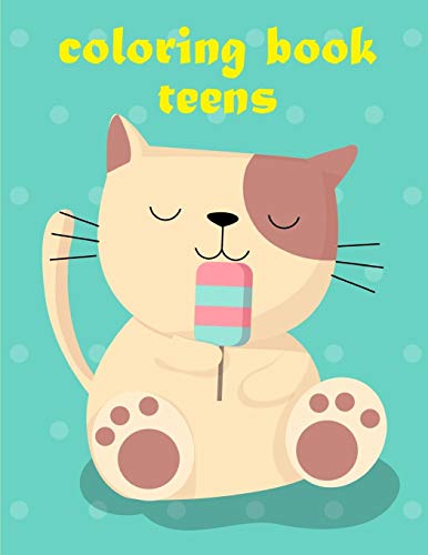 Coloring Book Teens: Funny Coloring Animals Pages For Baby-2 (Kids Gift Idea)