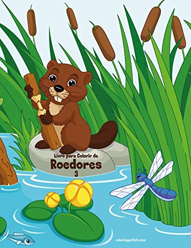 Livro para Colorir de Roedores 3 (Portuguese Edition)