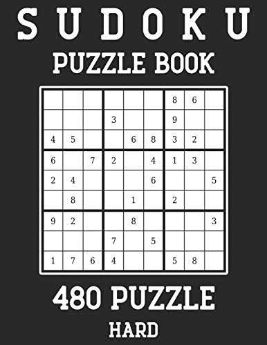 Sudoku Puzzle Book 480 Puzzles: (480 Hard) Large Print Book For Teens And Adults