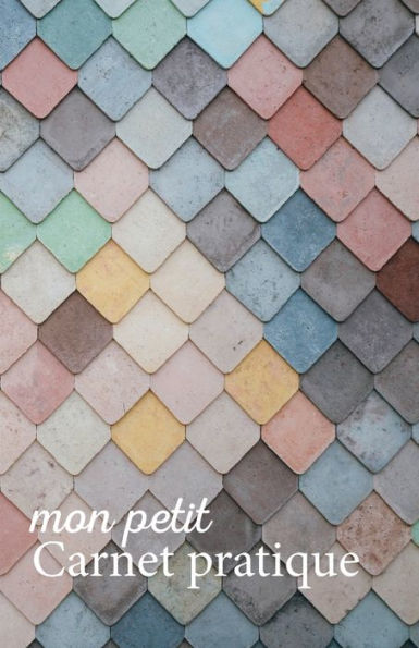Mon Petit Carnet Pratique : Calepin Lign? Ou Carnet De Notes - ?criture Notes Rapides - Petit Format 12,85 X 19,84 Broch? - 151 Pages - Tuile Vert Rose Bleu Jaune