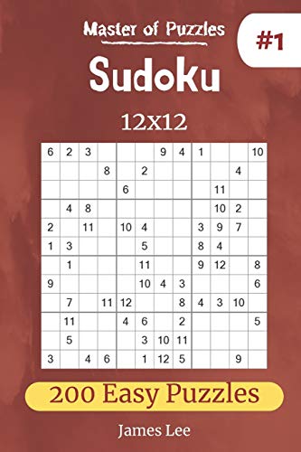 Master Of Puzzles - Sudoku 12X12 200 Easy Puzzles Vol.1