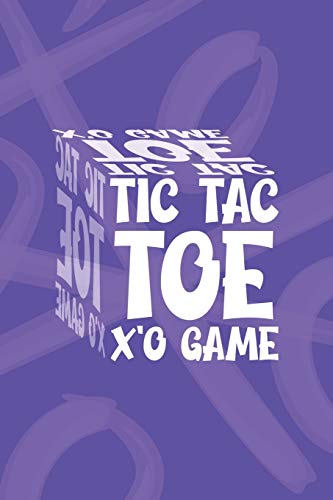 Tic Tac Toe X'O Game: Purple 6" X 9" X'O Tic-Tac-Toe Game Book With 130 Pages