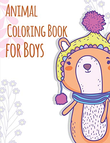 Animal Coloring Book For Boys: Cute Christmas Coloring Pages For Every Age (Sport Animals)
