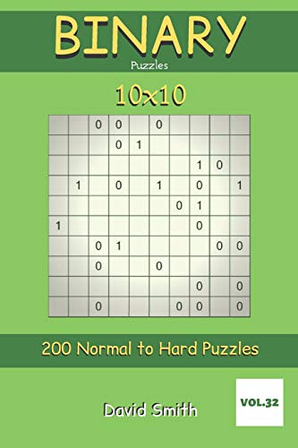 Binary Puzzles - 200 Normal To Hard Puzzles 10X10 Vol.32