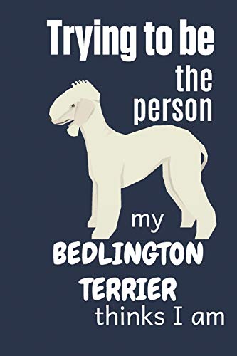 Trying To Be The Person My Bedlington Terrier Thinks I Am: For Bedlington Terrier Dog Fans