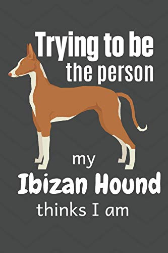 Trying To Be The Person My Ibizan Hound Thinks I Am: For Ibizan Hound Dog Fans