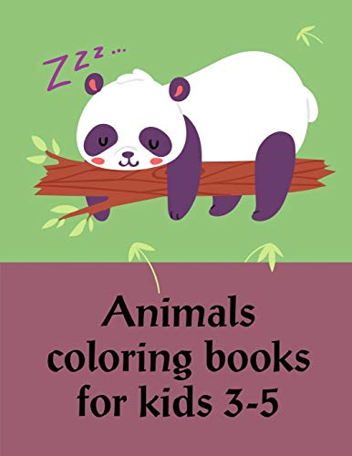 Animals Coloring Books For Kids 3-5: Christmas Book From Cute Forest Wildlife Animals (Genius Activities)