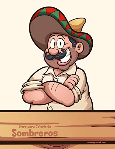Livro Para Colorir De Sombreros (Portuguese Edition)